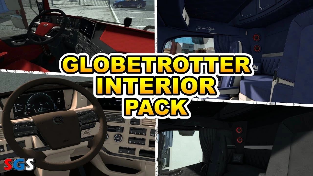 Premium Sanax Globetrotter Interiorpack 10 Variants v1.0