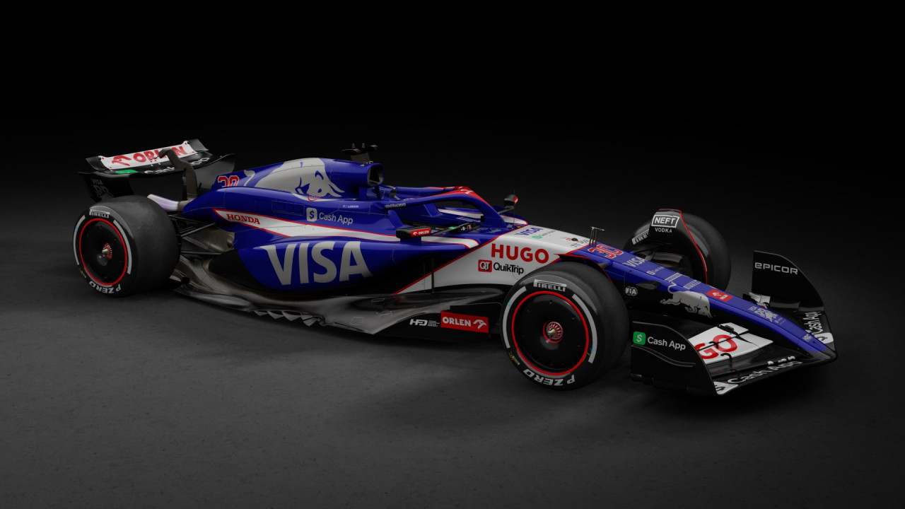 VRC Formula Alpha 2024 Visa Cash App RB VCARB01 Livery