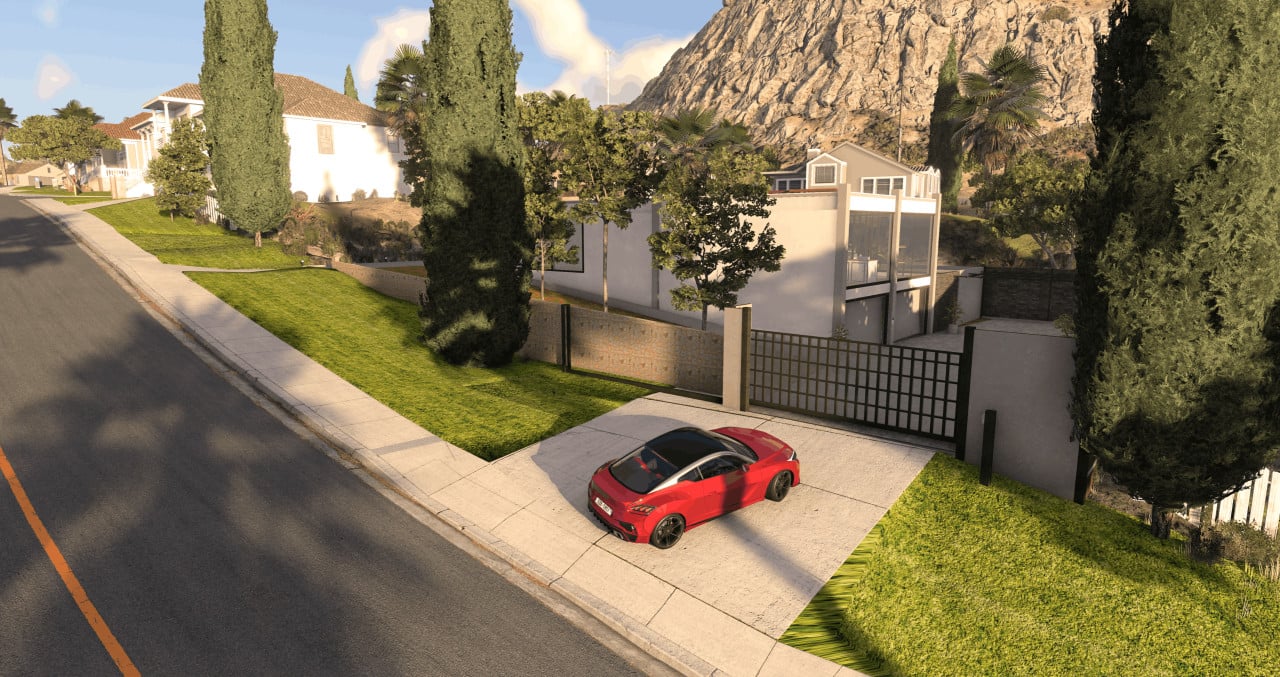 WCUSA Modern House with openable JBEAM doors