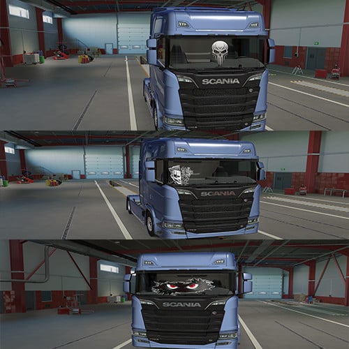Windscreens Decal Scania S & R 2016