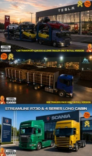 SCANIA MEGAMOD v8.0 ETS2 1.60-1.61.x WITH CONTAINERS CARGO 8.0 thumbnail 4