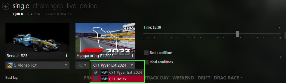 Hungaroring Complete Track Texture Update