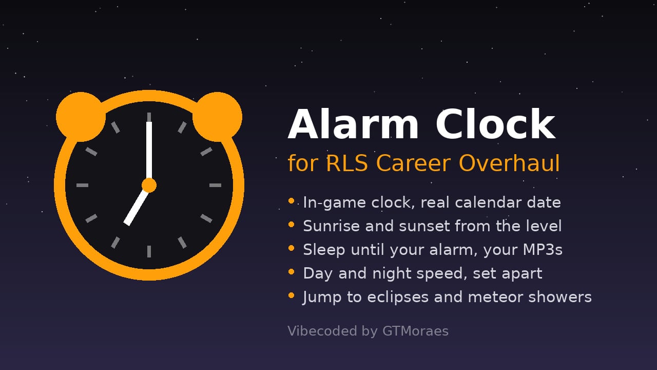 Alarm Clock for RLS Career Overhaul