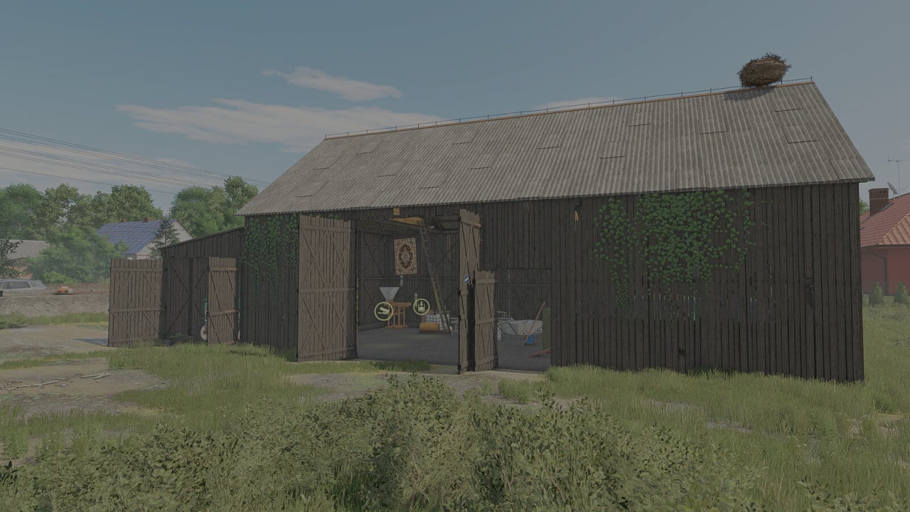 Polish Old Barn