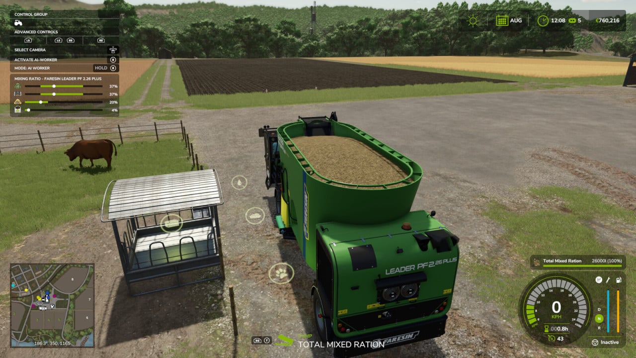 Mixer Wagon Feed Switcher