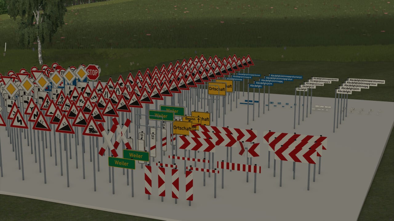 German Traffic Signs (Prefab*)