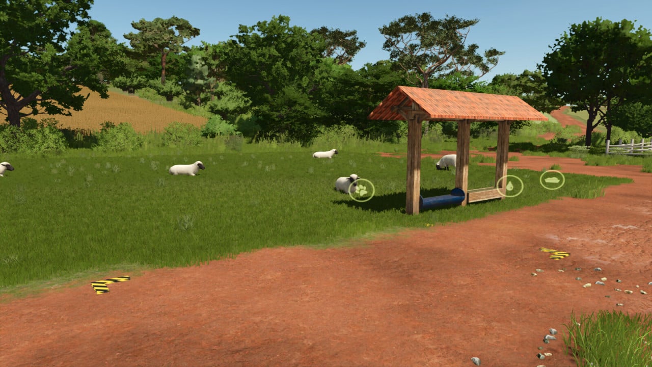 Small Pasture For Cows And Horses