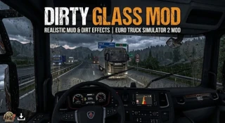 ETS2 Realistic Dirty Windshield & Mud Mod V1 thumbnail 3