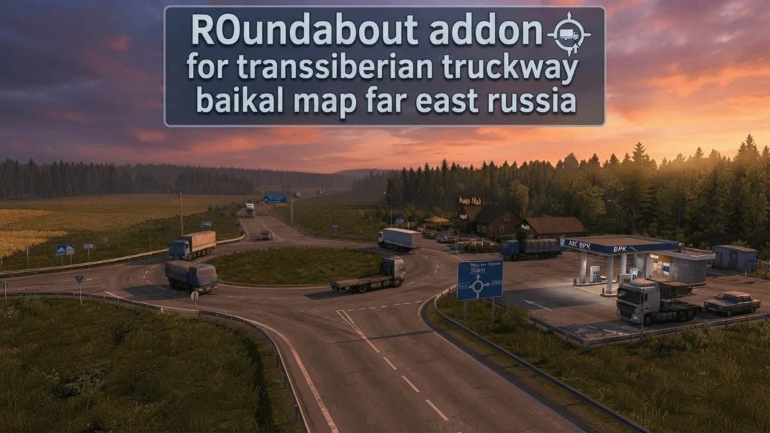 Transsiberian Truckway / Baikal Map Addon