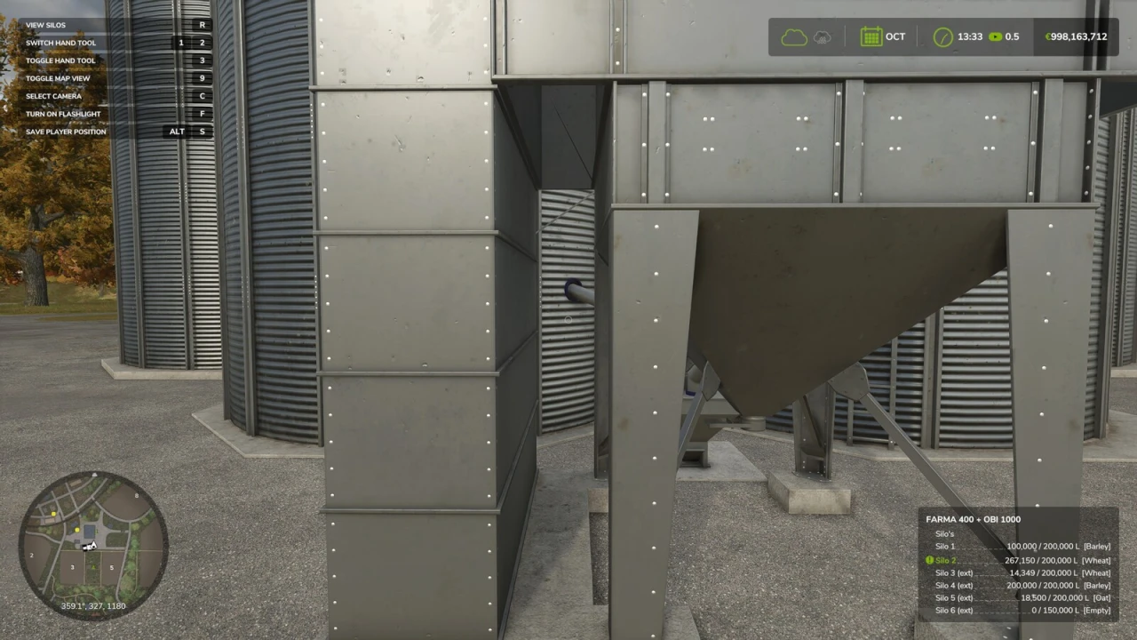 RealSilo – Realistic Silo Compartments