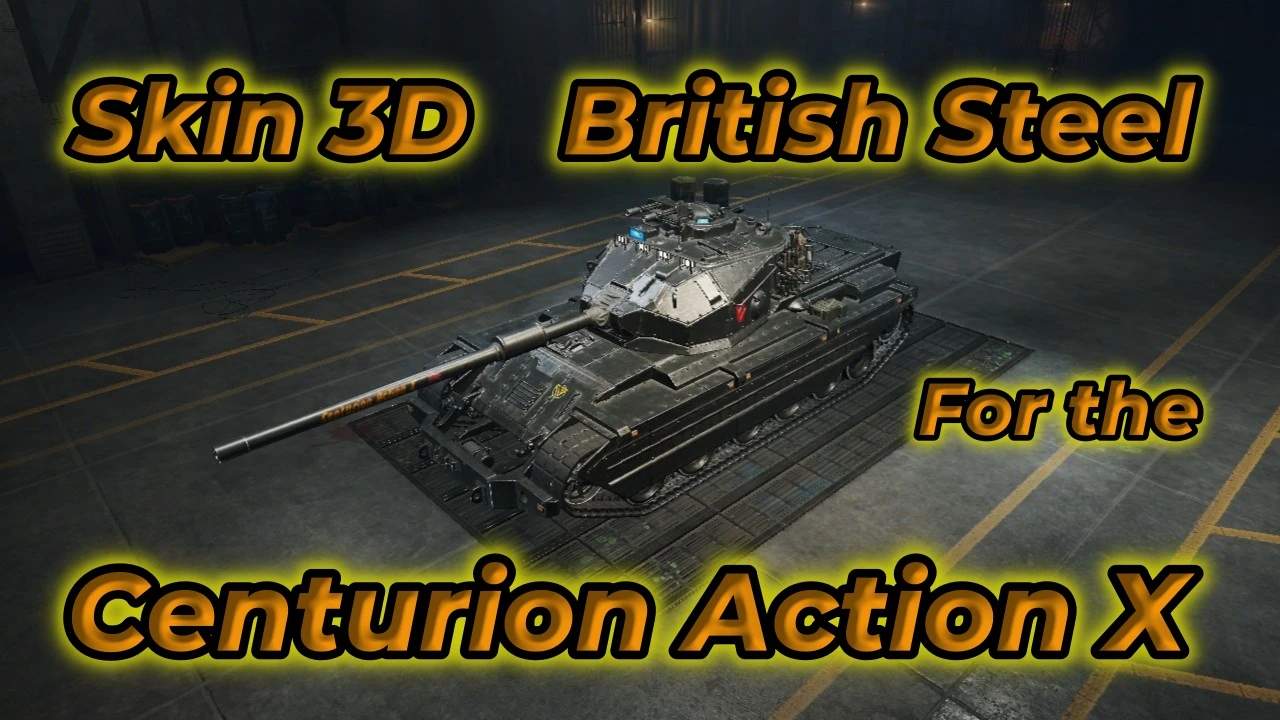 Skin 3D_British Steel_for the_Centurion Action X