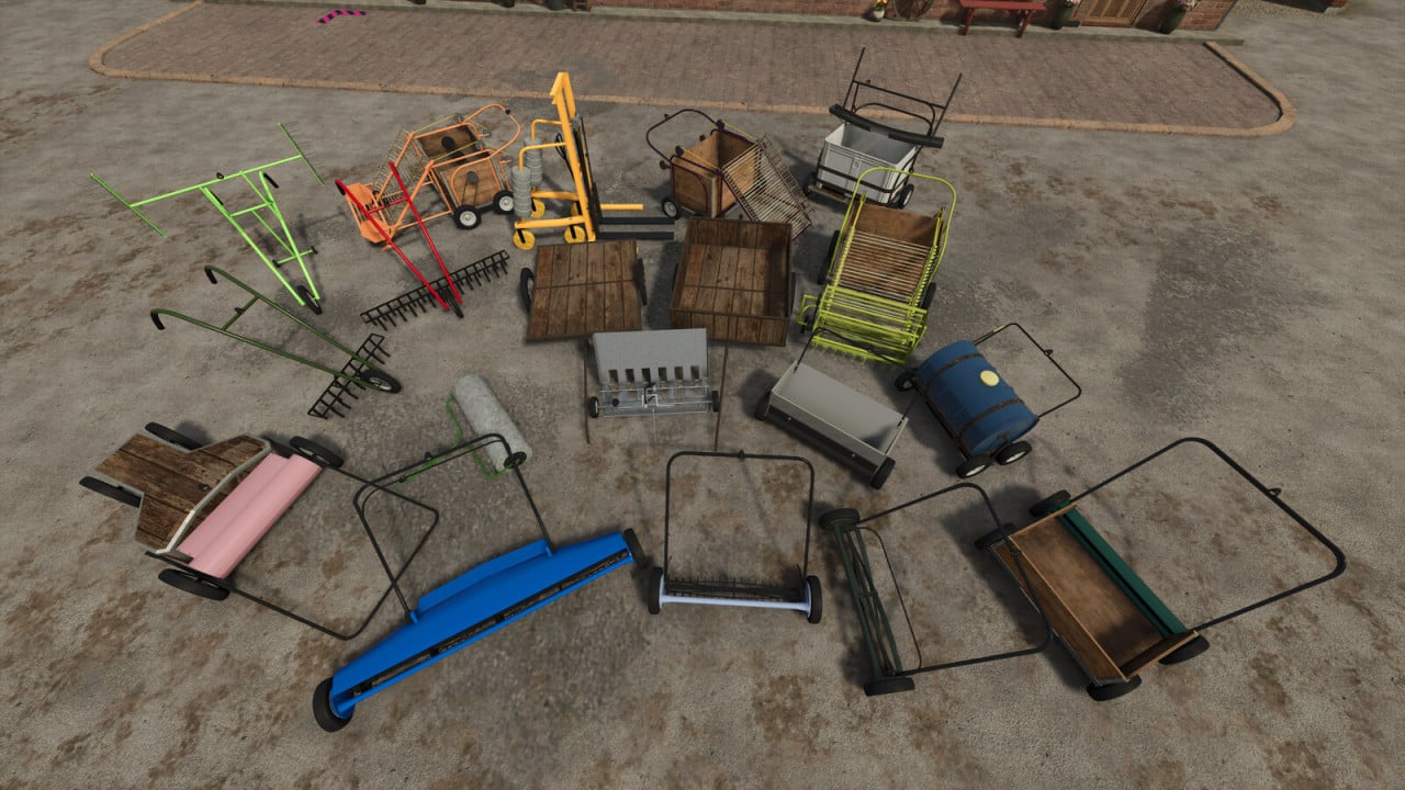 Hand Pushable Tool Pack
