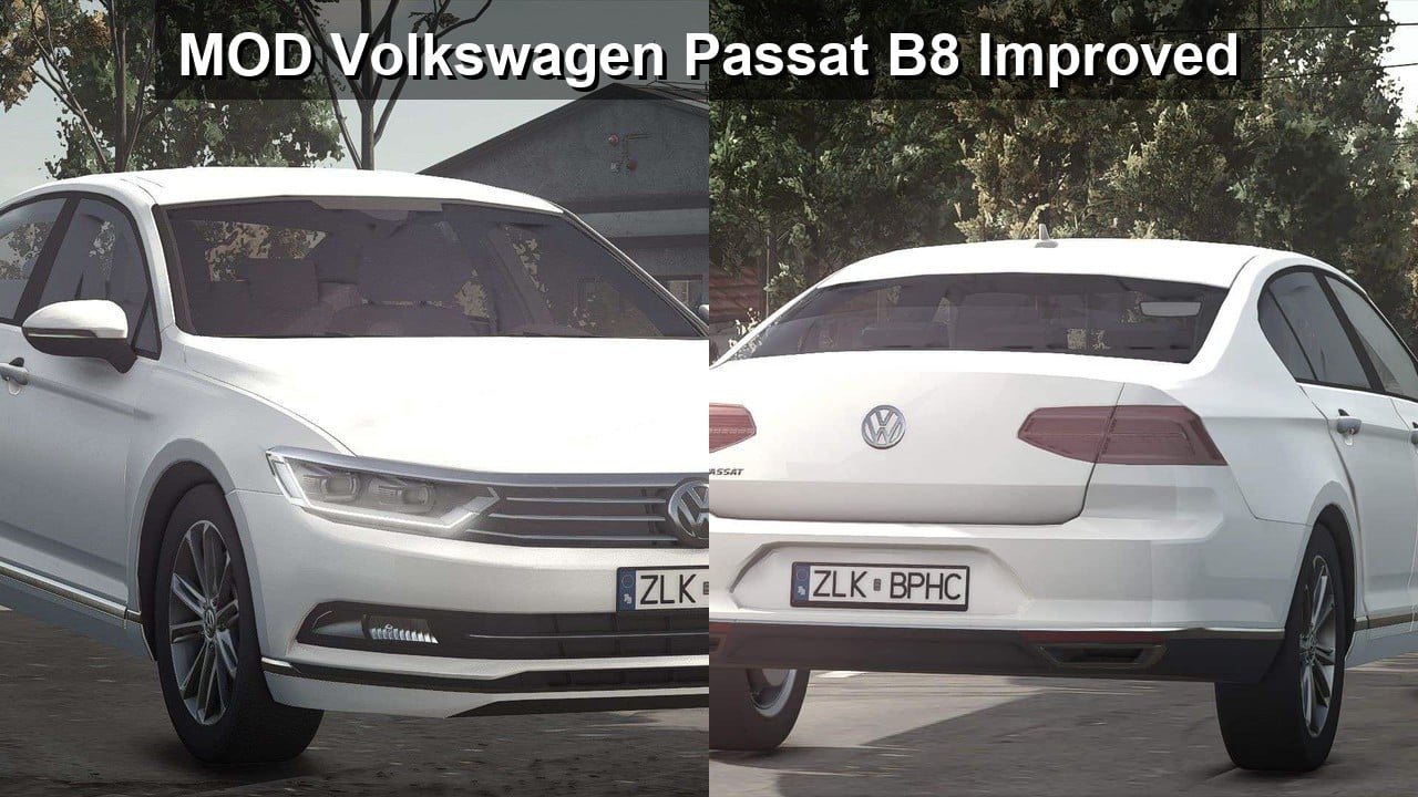MOD Volkswagen Passat B8 Improved