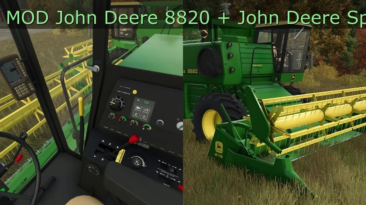 MOD John Deere 8820 + John Deere Sport 1.2