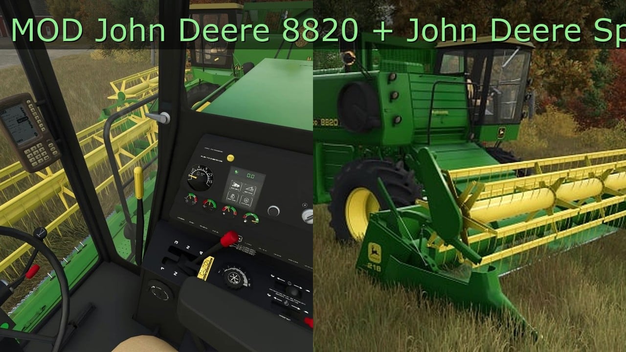 MOD John Deere 8820 + John Deere Sport