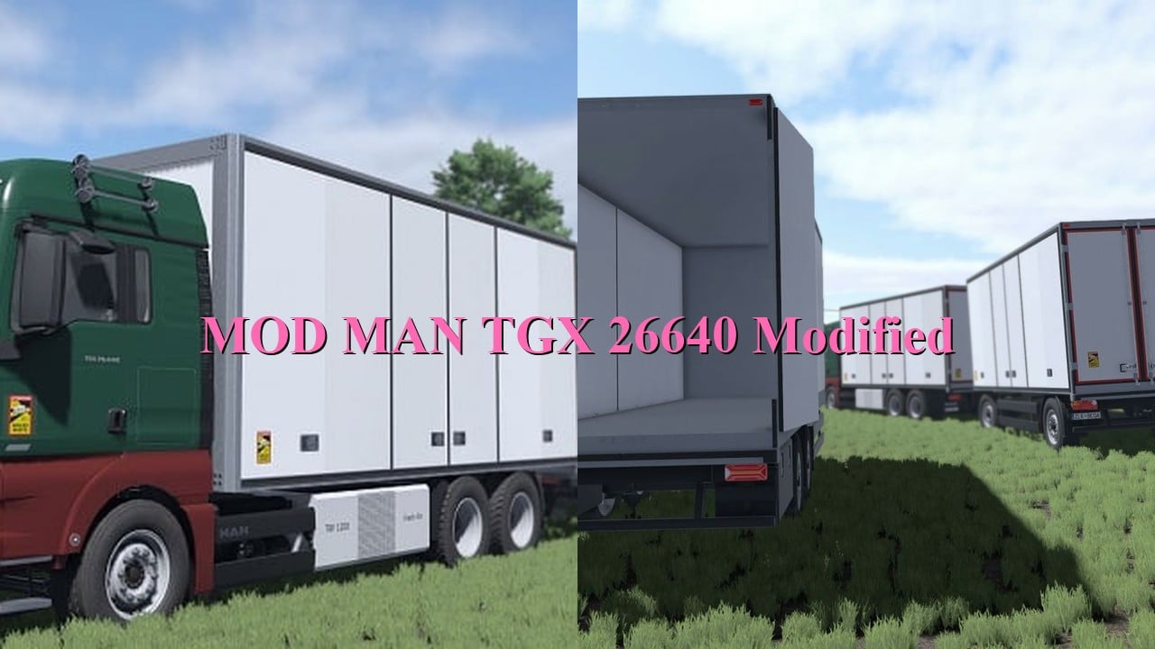 MOD MAN TGX 26640 Modified