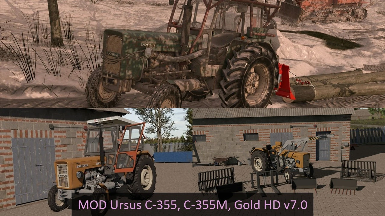 MOD Ursus C-355, C-355M, Gold HD v7.0 1.1