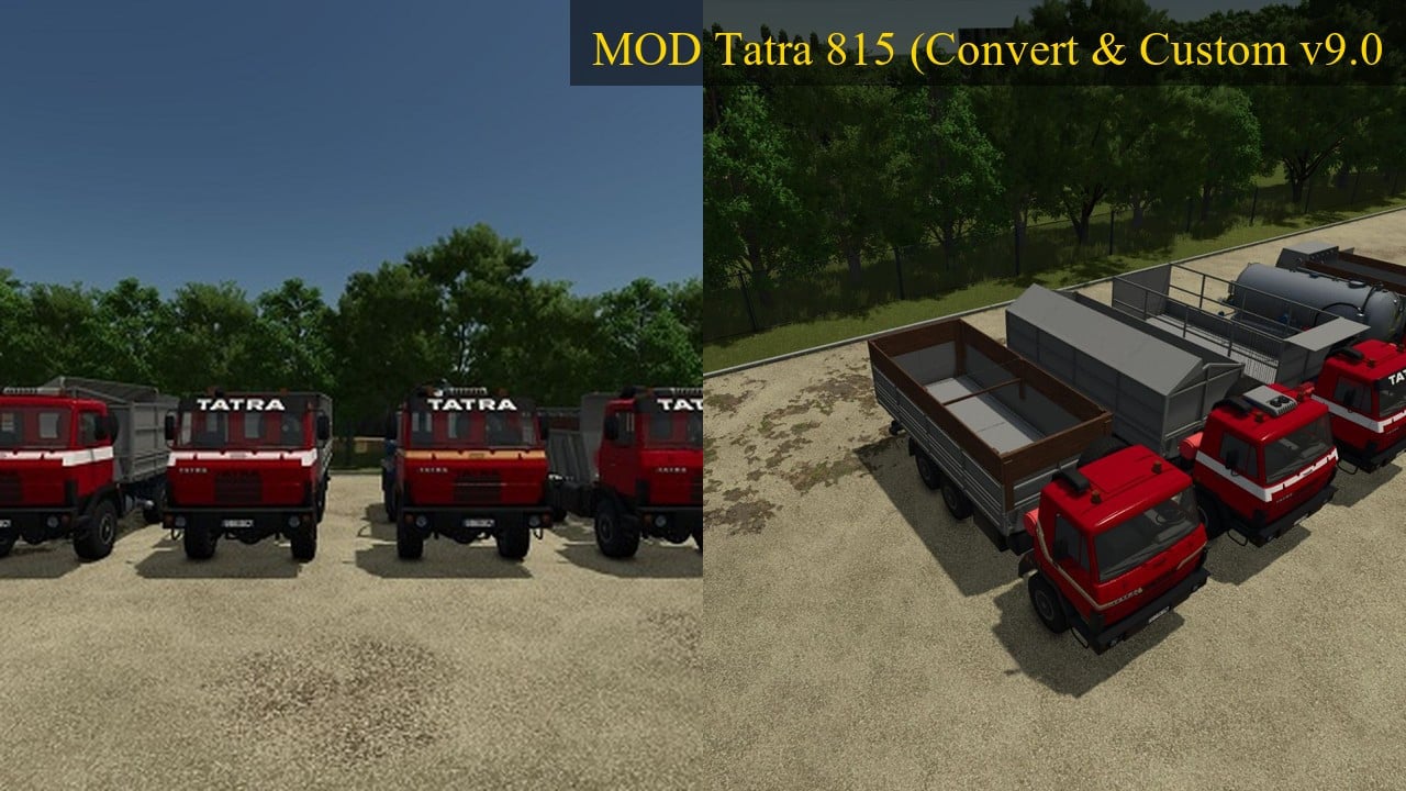 MOD Tatra 815 (Convert & Custom v9.0