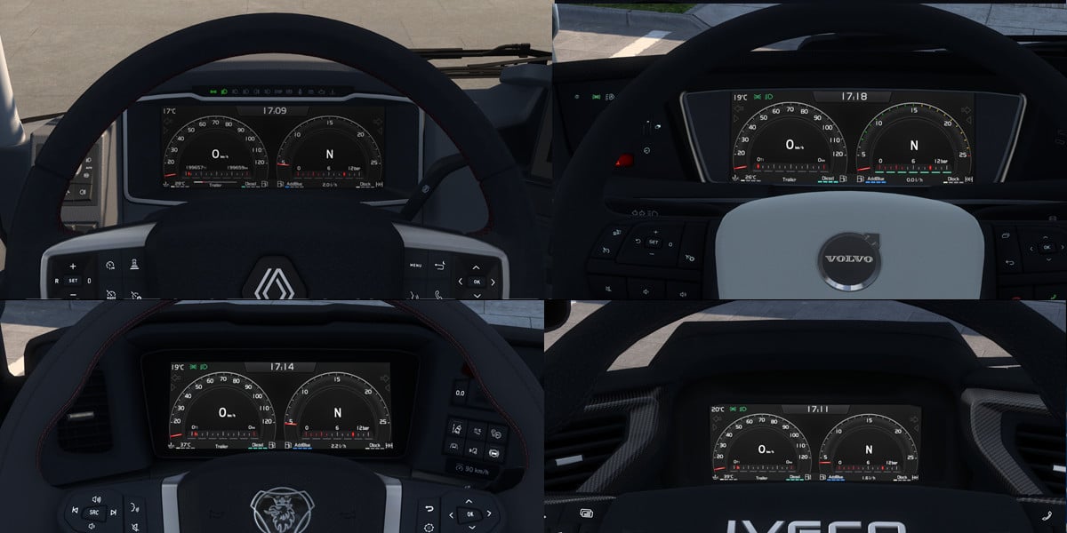 Dashboard Renault T Experimental