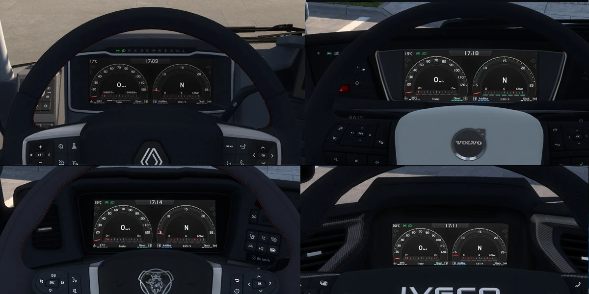 Dashboard Renault T Experimental