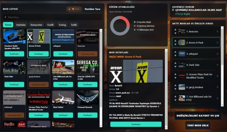 ETS2 MODMANGER OMiX V1