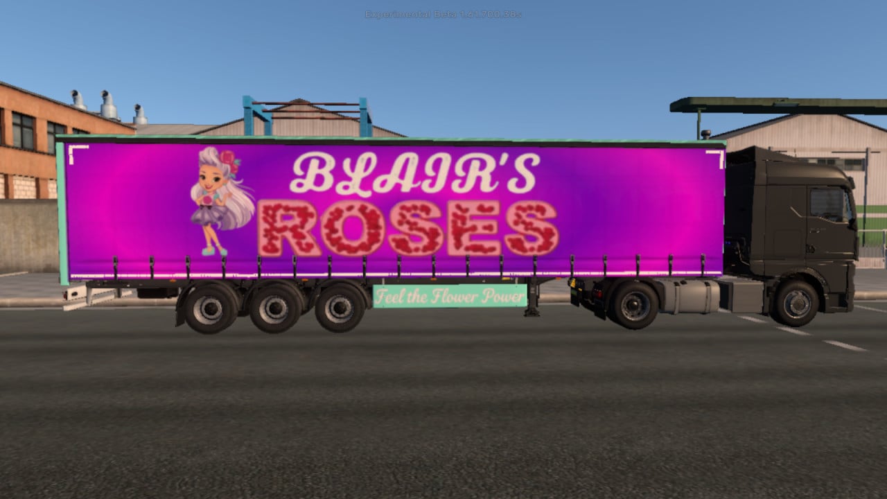 Blair's Roses & Rox Painting Semi Trailer Skin Pack