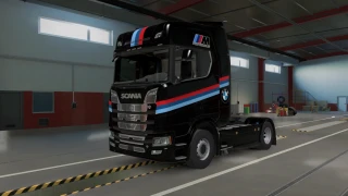 BMW SKIN FOR SCANIA S NextGen TRUCK For ETS2 v1.35 - v1.51 0.1.3 thumbnail 2