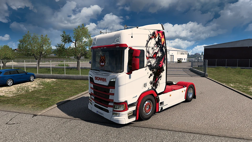SKIN BAD DOG SCANIA NTG R HIGHROOF