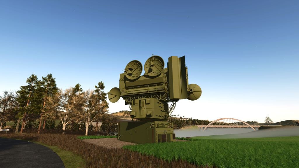 FS25 Military Radar Antenna / Station