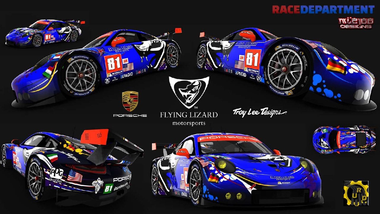 URD EGT Flying Lizard Porsche fantasy skin.
