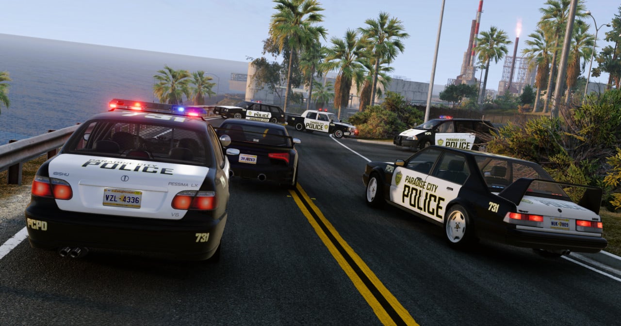 Paradise City Police Skin Pack