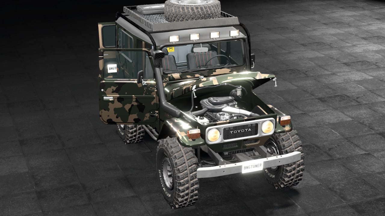 [PAID] 1983 Toyota Land Cruiser FJ40 Hardtop BeamNG.Tuner Official Upload