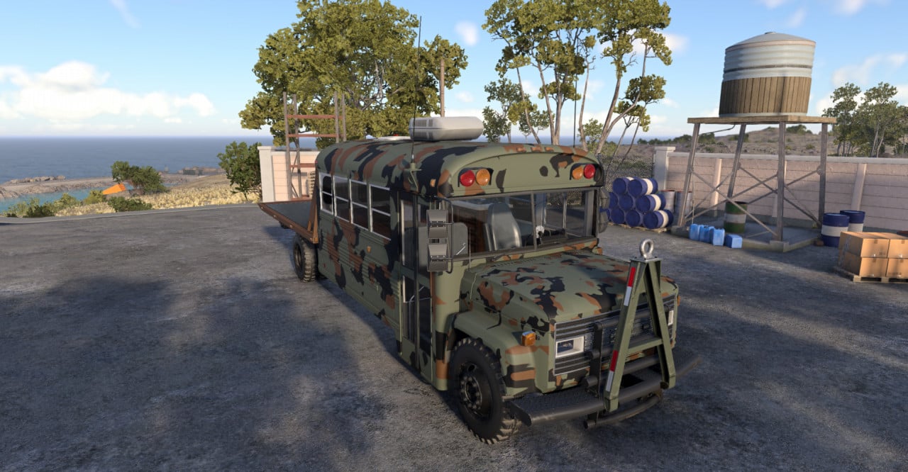Cut Down Bus + Tow Bus