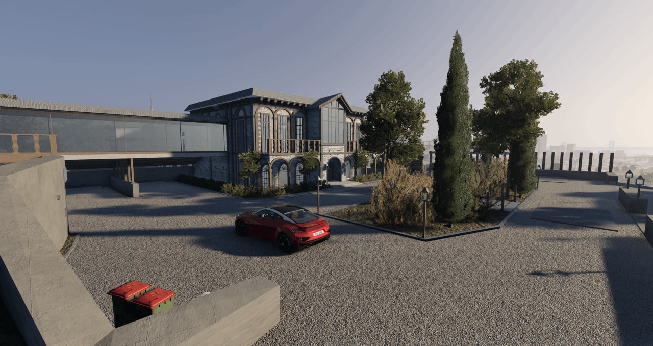 WCUSA Mansion with openable JBEAM doors