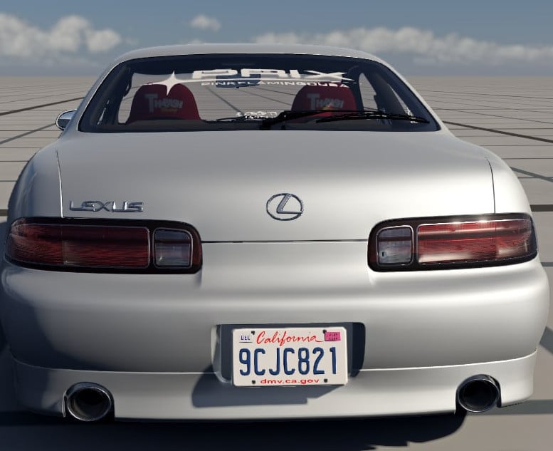 small pack of California plates