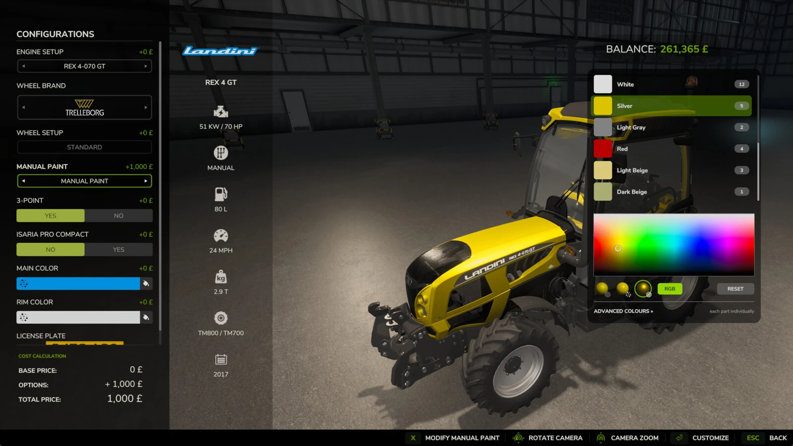 Manual Paint - Per-Material Vehicle Colours 1.0