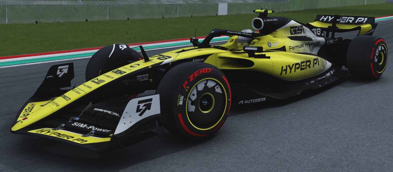 Pirelli P-ZERO tyre textures for the RSS Formula Hybrid 23