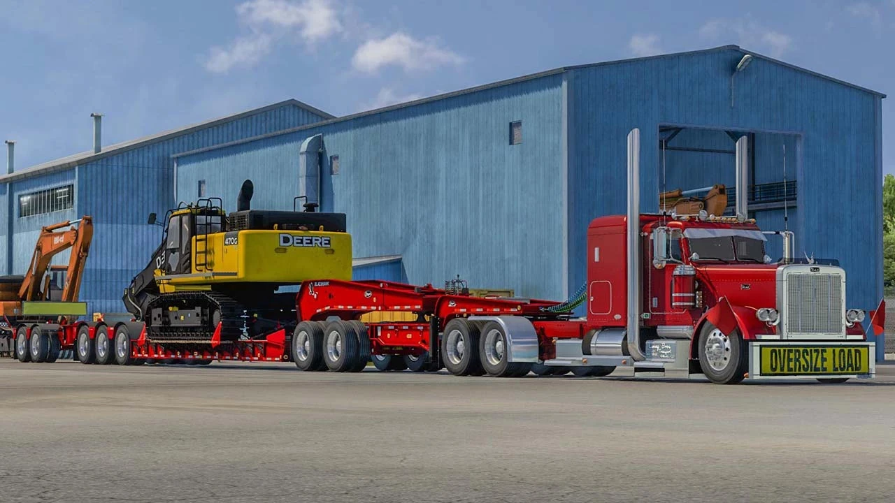 Etnyre Black Hawk Lowboy Trailer