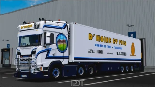 Scania S580"D'Hoine et Fils" + Trailer v1.0 thumbnail 6