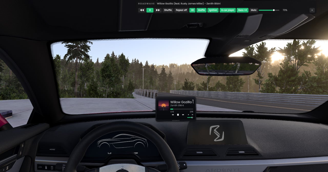 Roadwave — In-Car Music Player with 3D Audio
