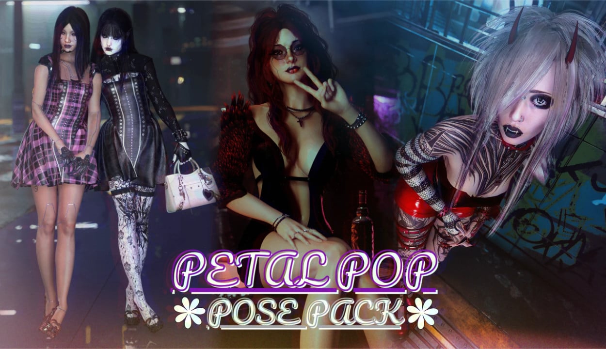 PETAL POP - Pose Pack