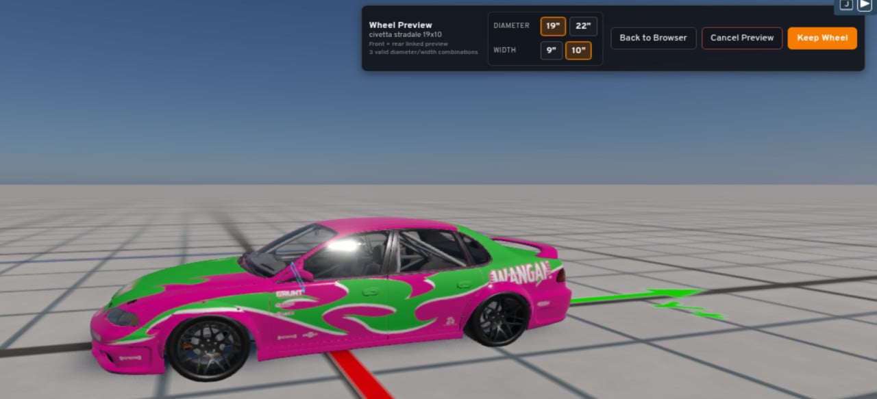 MBB Wheel Browser