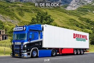 Scania R520 R. De Block + Trailer v2.0 thumbnail 2