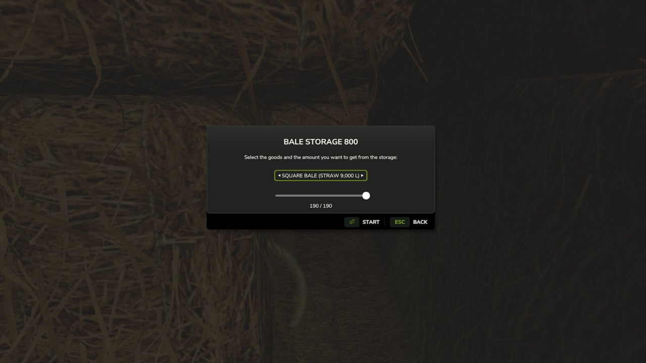 Automatic Bale Storage