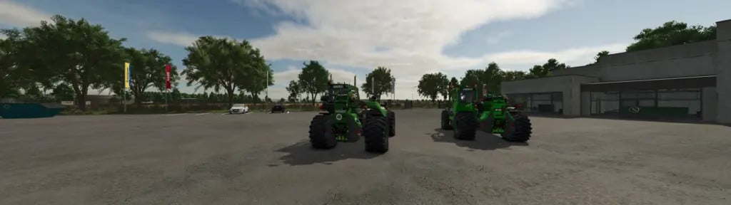 Sennebogen G340 and Fendt Cargo T740