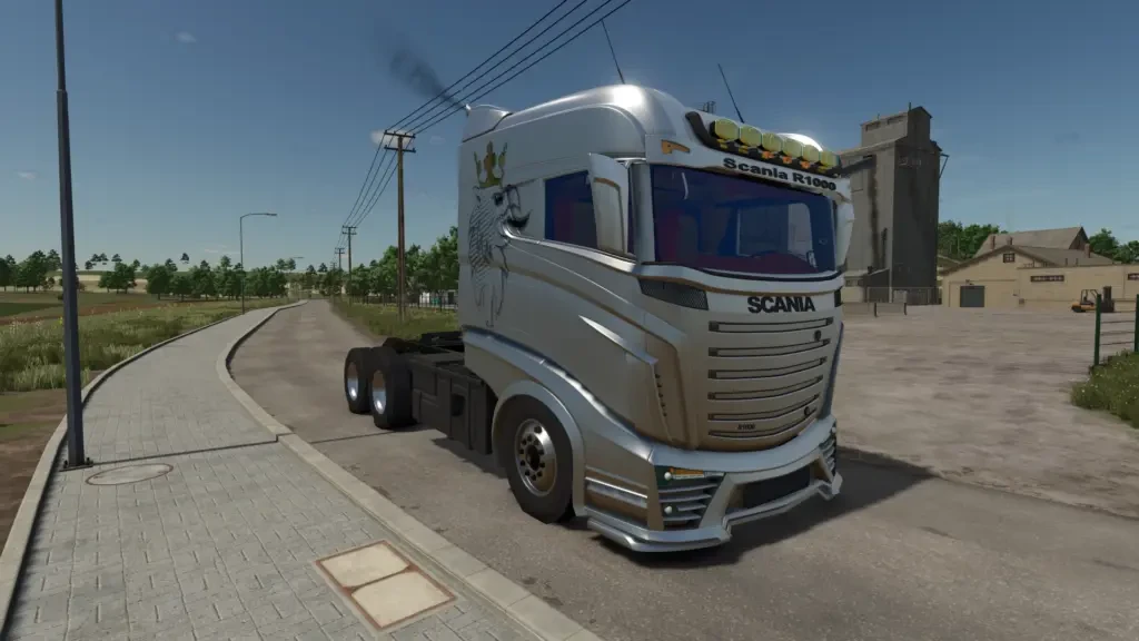Scania R1000 Silver v 1.0