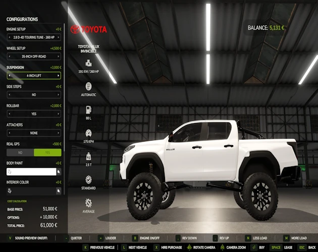 Toyota Hilux Invincible 2026 — Facelift & Upgrades v 1.0.5.6