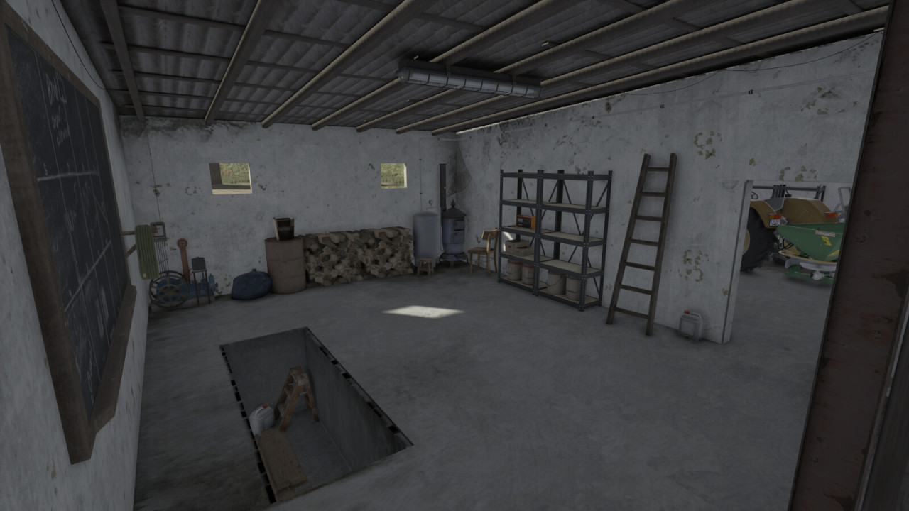 Small Pigsty With Barn