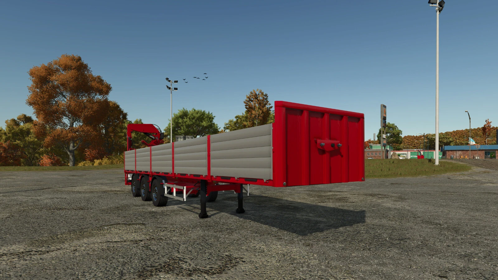 Platform Trailer With Crane 1.0