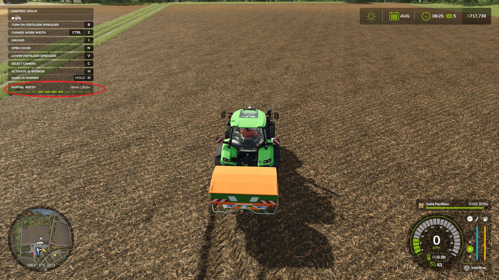 Fertilizer WorkWidth 1.1.0